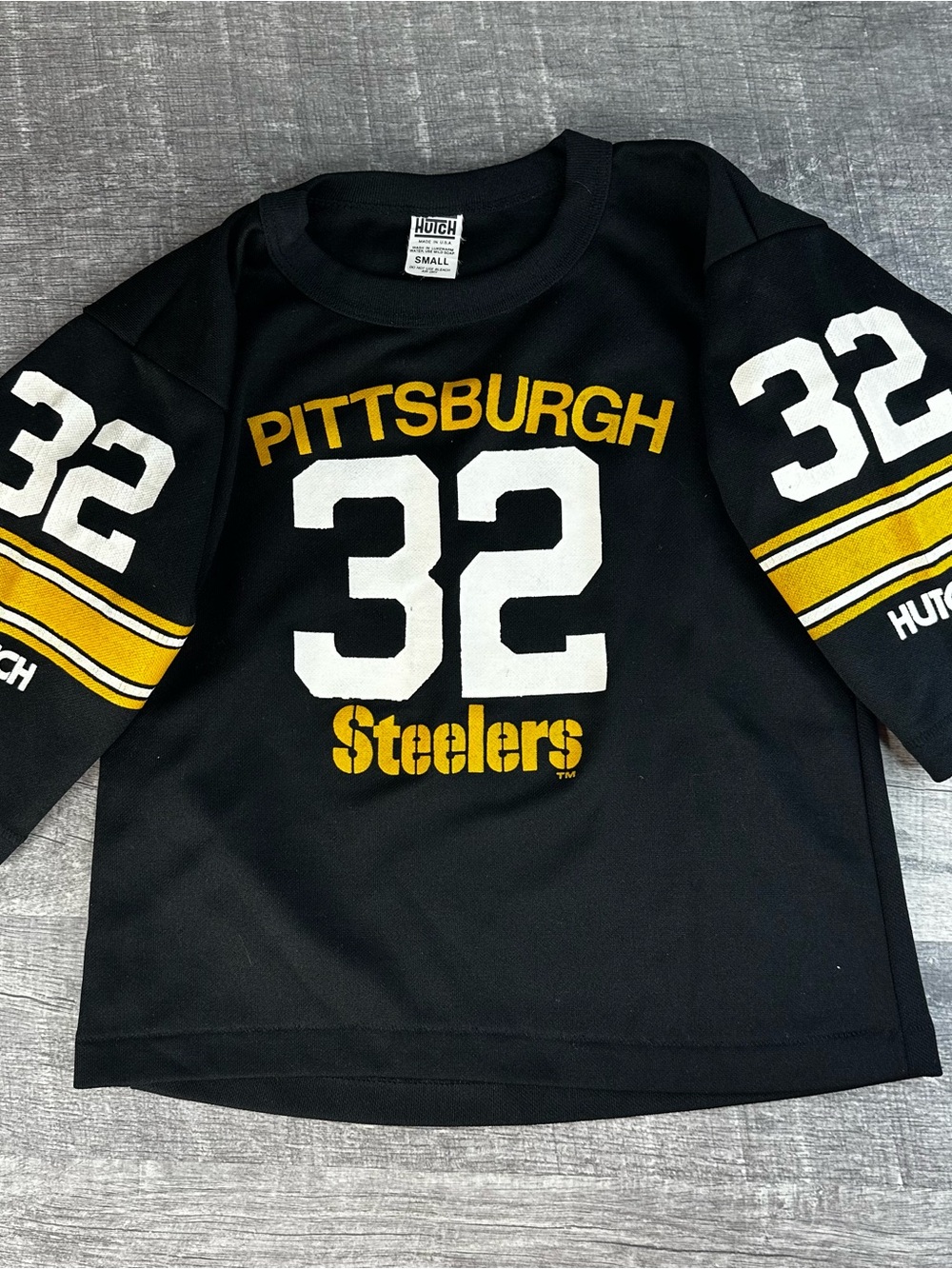 Vintage Hutch Pittsburgh Steelers Franco Harris #32 Youth Jersey Small USA Made